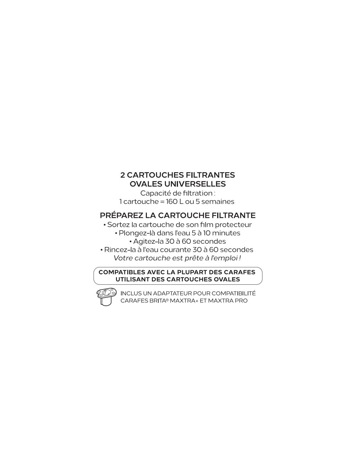 Cartouches filtrantes X2 ou x4 Azuré Alpin