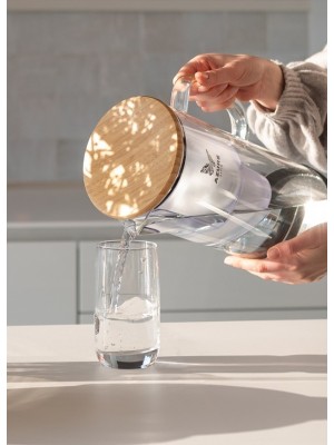 La Carafe filtrante en verre Azuré Alpin