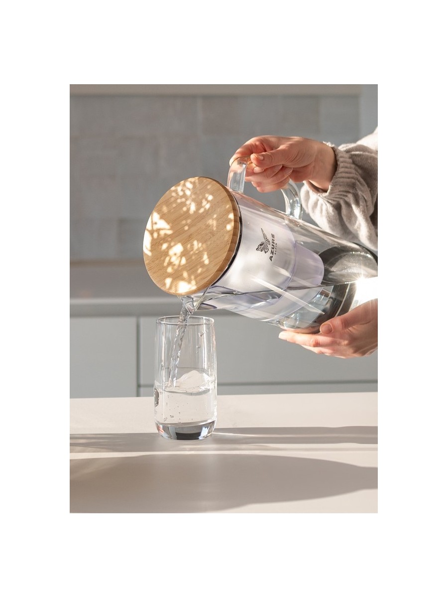 La Carafe filtrante en verre Azuré Alpin
