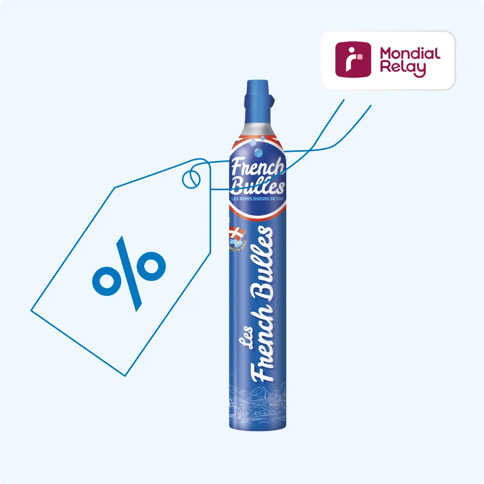 Recharge économique de cylindre CO2